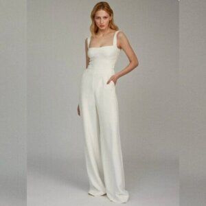 SALONI Rachel Ivory Jumpsuit